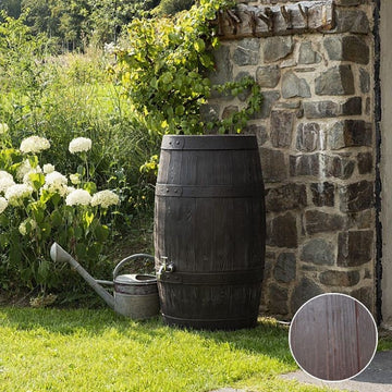 Réservoir décoratif d'eau de pluie tonneau : BARRIQUE et BOURGOGNE